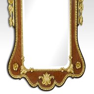 specchio antico ricamato usato