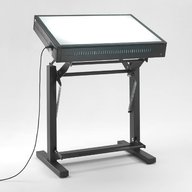 tecnigrafo tavolo luminoso usato