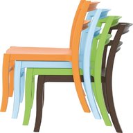 sedie plastica colorate usato