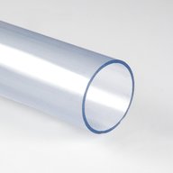 tubo trasparente rigido usato