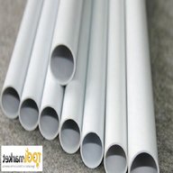 tubo pvc grigio usato