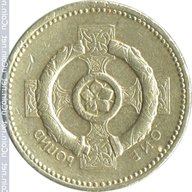 one pound 1996 usato