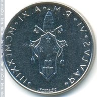 50 lire vaticano usato