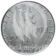 moneta 100 lire vaticano usato