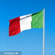 bandiera italiana usato
